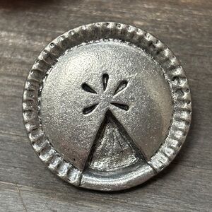 Jim Clift Pewter Apple Pie Pin